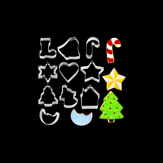 smartcook™ Edelstahl Keksformen (10er Set) - Zum Backen für Weihnachten