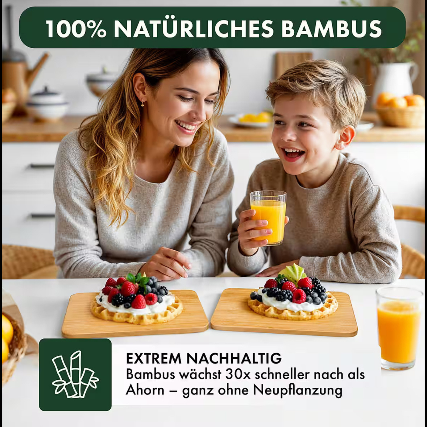 smartcook™ Premium Schneidebrett - Bambus