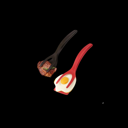 smartcook™ 2-in-1 Multifunktionale Küchenzange - Antihaft & Kratzfrei