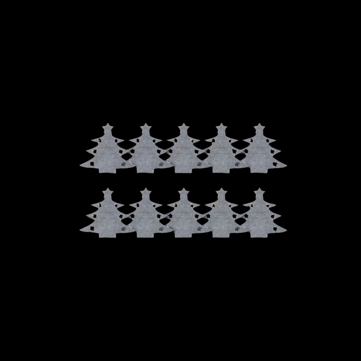 smartcook™ Weihnachtsbaum Besteck Tischset (10stück)