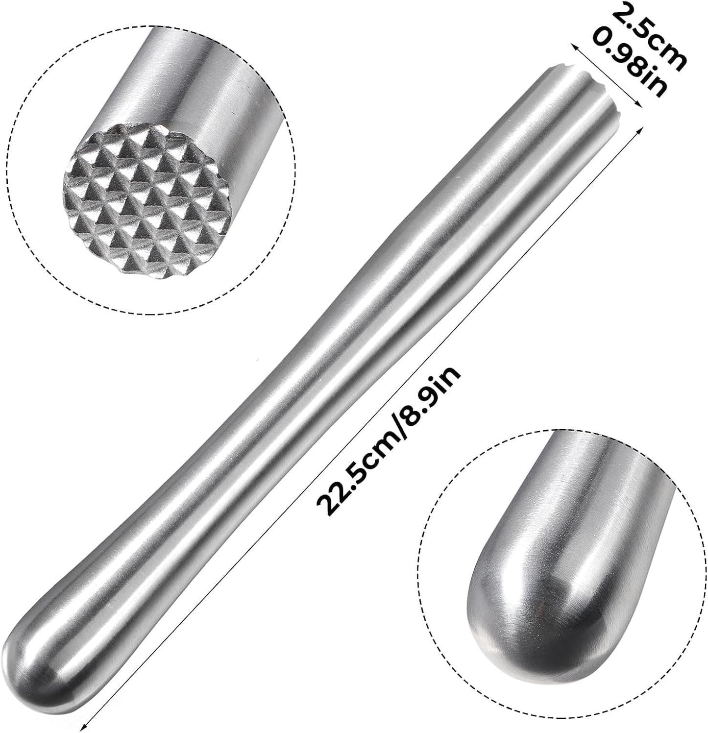 smartcook™ Edelstahl Cocktail Stampfer
