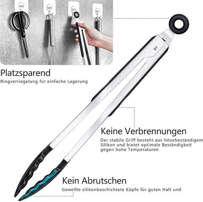 smartcook™ Premium Küchenzange aus Edelstahl