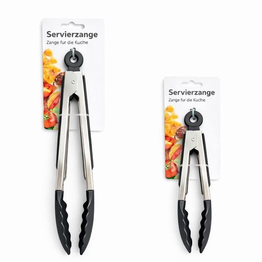 smartcook™ Premium Küchenzange aus Edelstahl – klein & groß – hitzebeständig