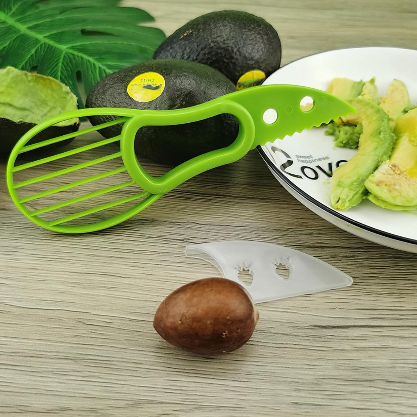 smartcook™Avocado Schneider 3-in-1 – Entkerner, Schäler & Slicer – Küchenhelfer