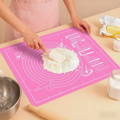 smartcook™ Backmatte, Teigmatte, rutschfest mit Messungen - wiederverwendbar