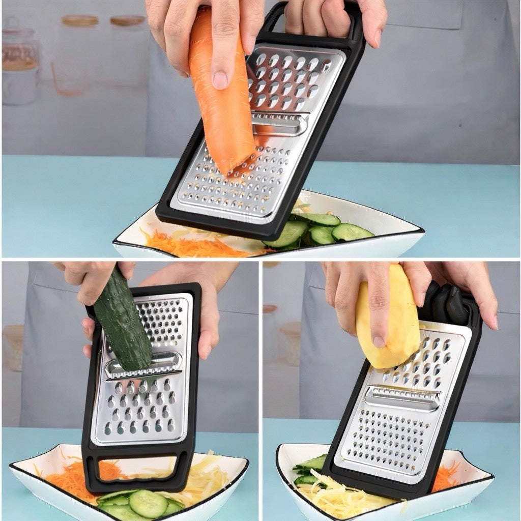 smartcook™ Premium Küchenreibe 3 in 1 Edelstahl - multifunktional