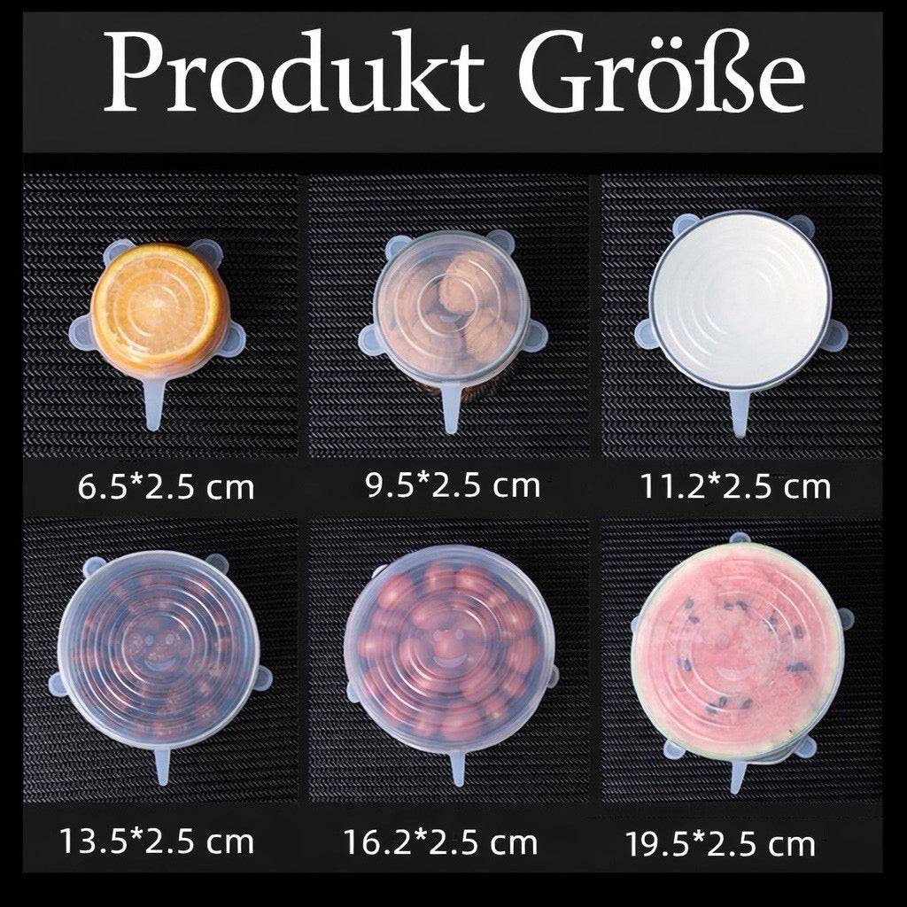 smartcook™ Silikon Stretch Deckel (6er Set)