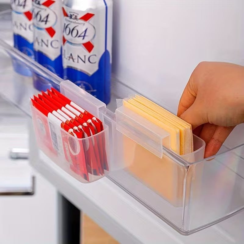 smartcook™ Platzsparender Kühlschrank Organizer - für alle Lebensmittel - 2Stk