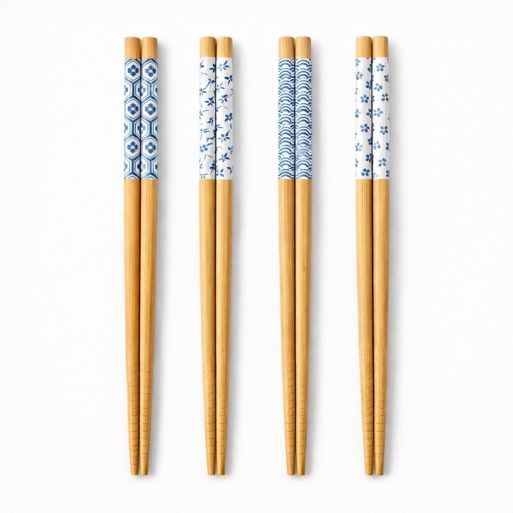 Smartcook™ Bambus Essstäbchen (4er Set)