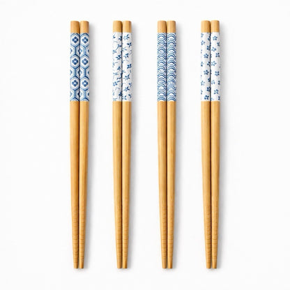 Smartcook™ Bambus Essstäbchen (4er Set)