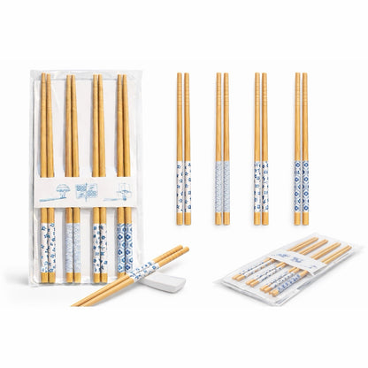 Smartcook™ Bambus Essstäbchen (4er Set)