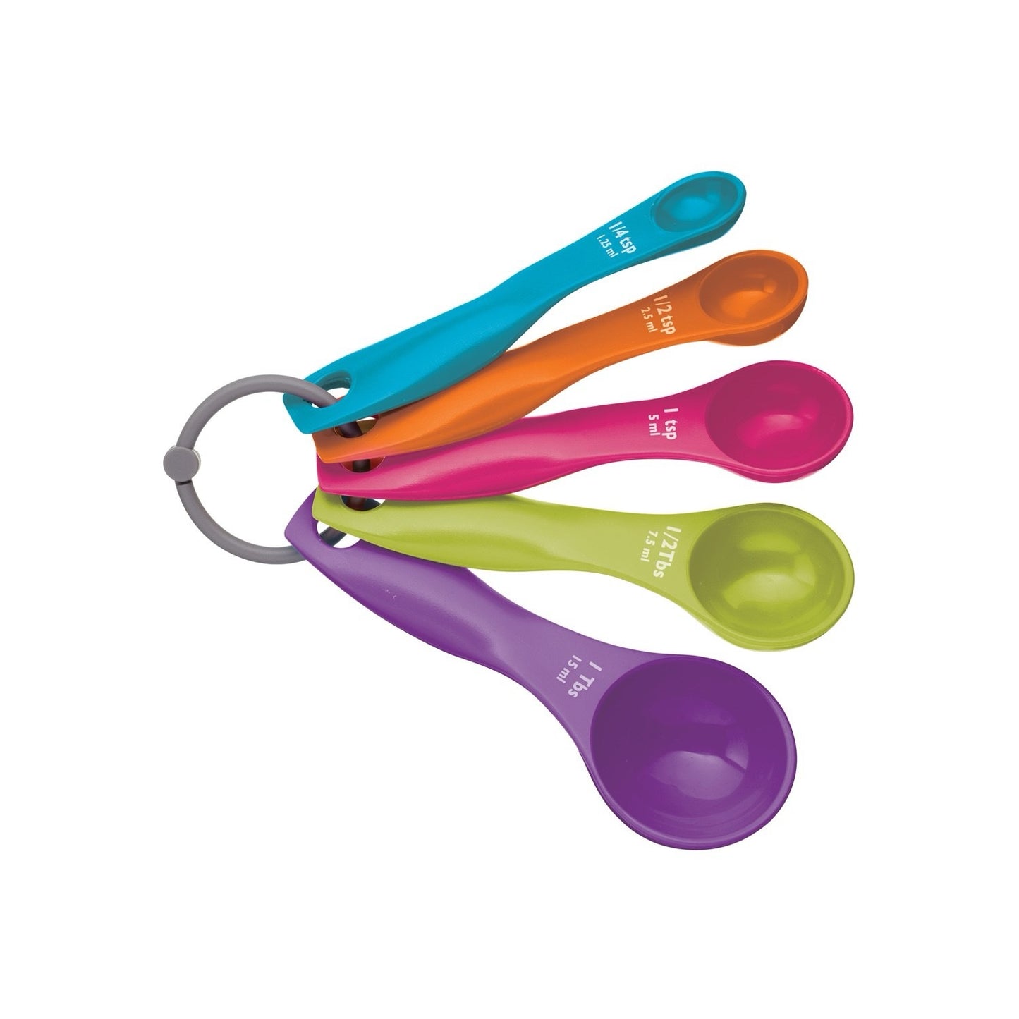 smartcook™ Mehrfarbiges Messlöffel Set (5-teillig)
