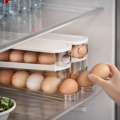 smartcook™ Stapelbarer Ei-Organizer für den Kühlschrank