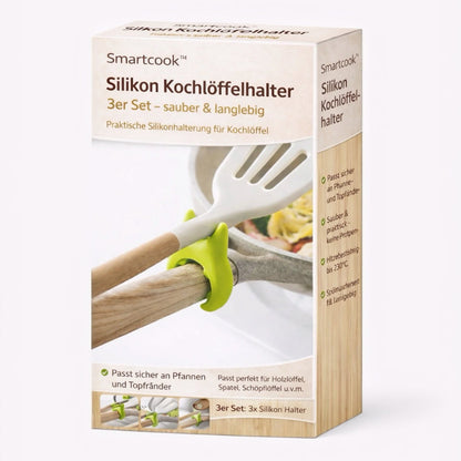smartcook™ Silikonhalter für Kochlöffel (3er Set)