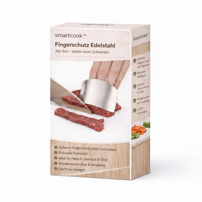 smartcook™ Edelstahl Fingerschutz (2er Set)