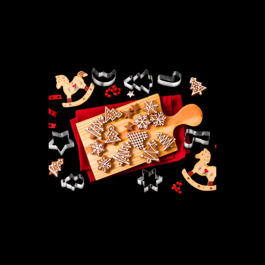 smartcook™ Edelstahl Keksformen (10er Set)  - Zum Backen für Weihnachten