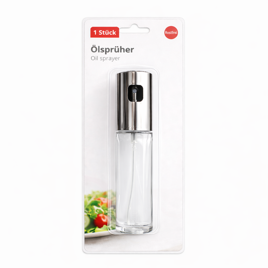 smartcook™ Feinnebel Ölsprayer aus Glas - Heißluftfritteuse, Grill & Pfanne etc.