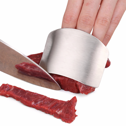 smartcook™ Edelstahl Fingerschutz für sicheres Schneiden - Profiküche & Haushalt (2er Set)