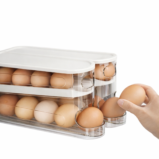 smartcook™ Stapelbarer Ei-Organizer für den Kühlschrank - platzsparend/praktisch