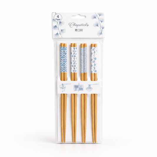 smartcook™Japanischer Stil Bambus Essstäbchen - Faziert & Wiederverwendbar