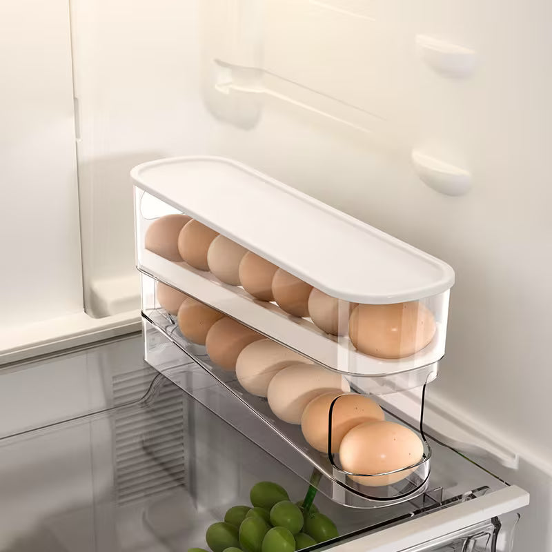 smartcook™ Stapelbarer Ei-Organizer für den Kühlschrank - platzsparend/praktisch